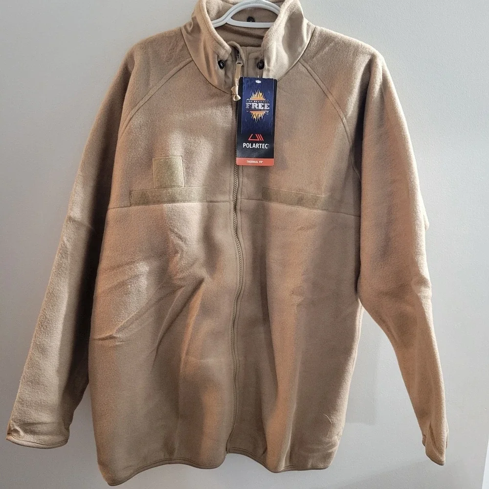 NWT‎ US Army Extreme Weather Outer Layer Liner Flame Resistant Beige Size Medium